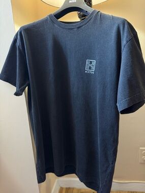 Kith Black Short Sleeve Logo Tee